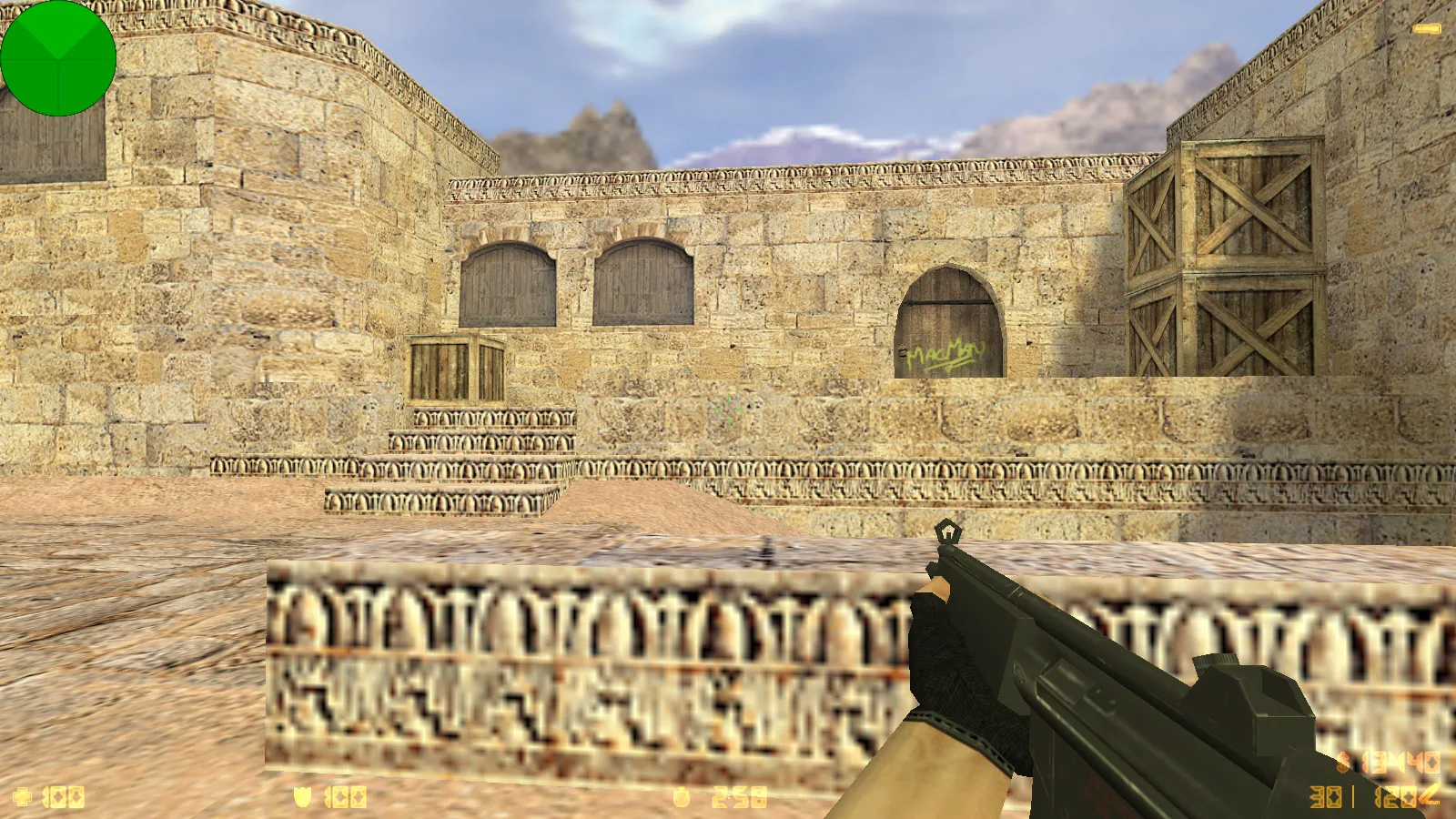 CS 1.6 ESC-Gaming: сборка с 6 апгрейдами, улучшенные текстуры оружия v_/p_/w_, скины CT/T и оптимизированный config.cfg — скриншот 25