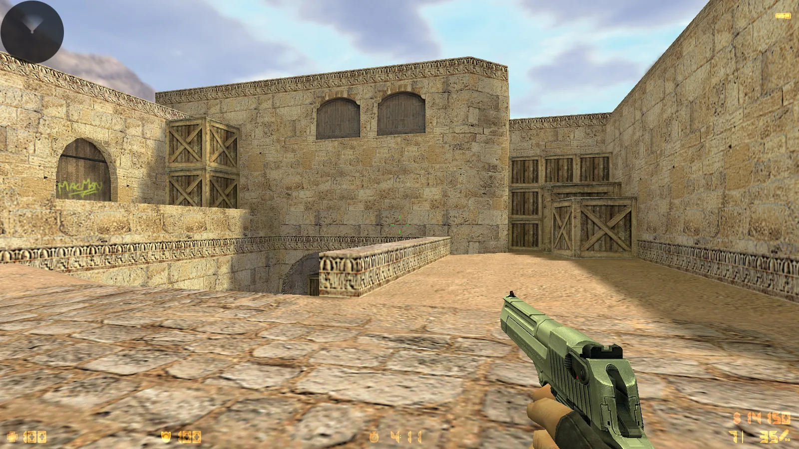 CS 1.6 Essential: сборка CS 1.6 с 29 HD-моделями оружия, темной темой меню, звуками и оптимизированным конфигом — скриншот 7