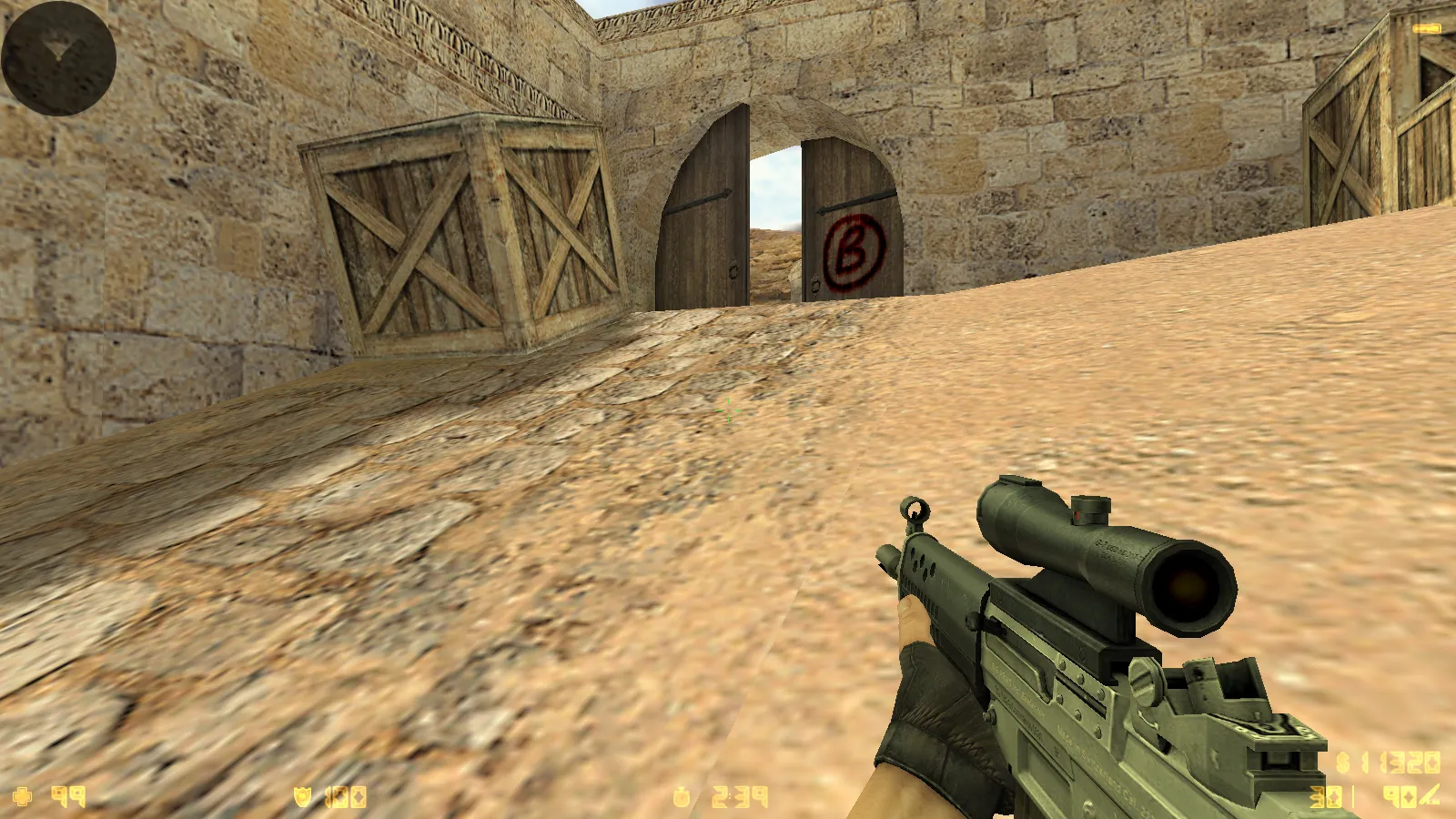 CS 1.6 Essential: сборка CS 1.6 с 29 HD-моделями оружия, темной темой меню, звуками и оптимизированным конфигом — скриншот 13