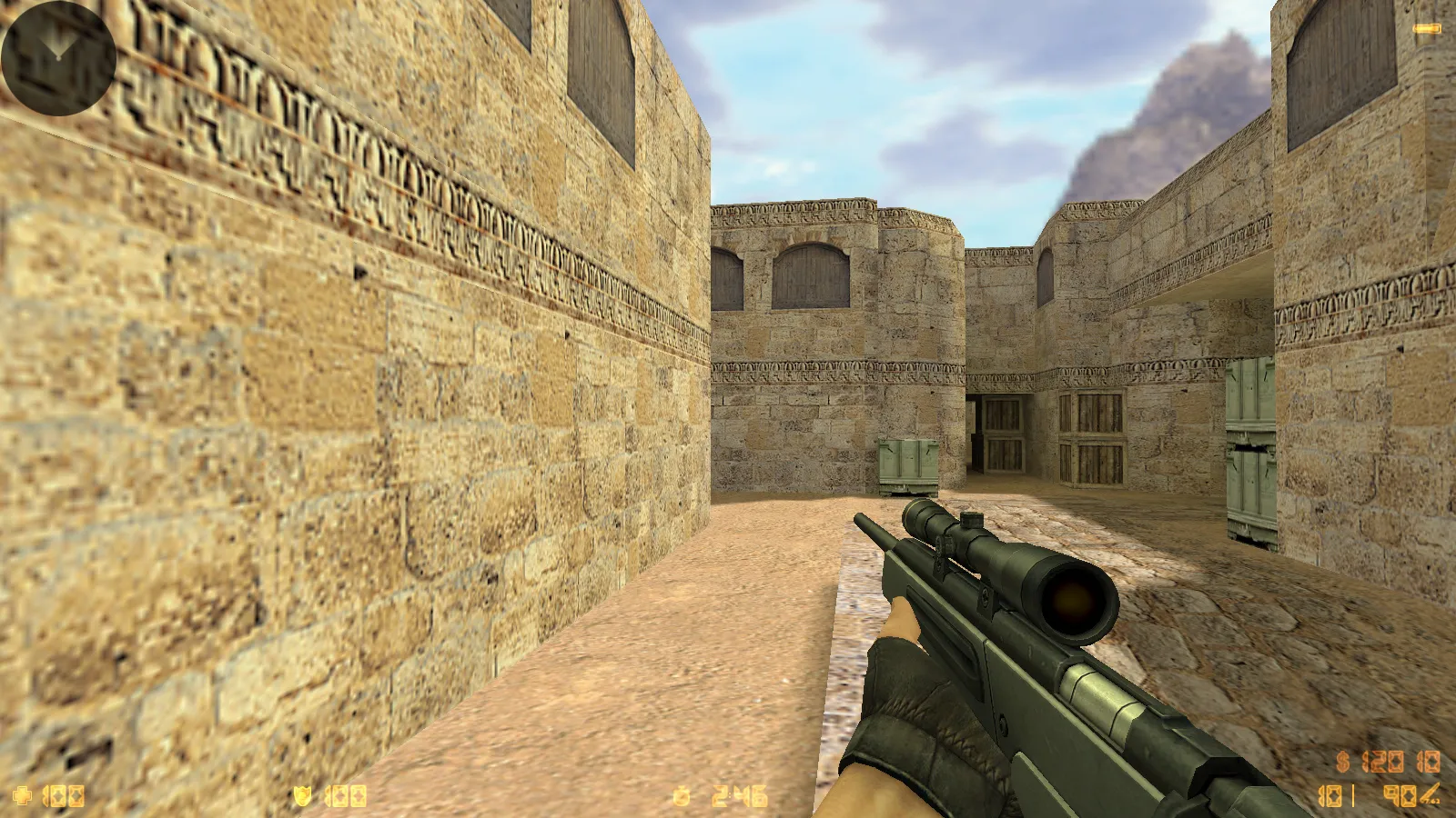 CS 1.6 Essential: сборка CS 1.6 с 29 HD-моделями оружия, темной темой меню, звуками и оптимизированным конфигом — скриншот 14