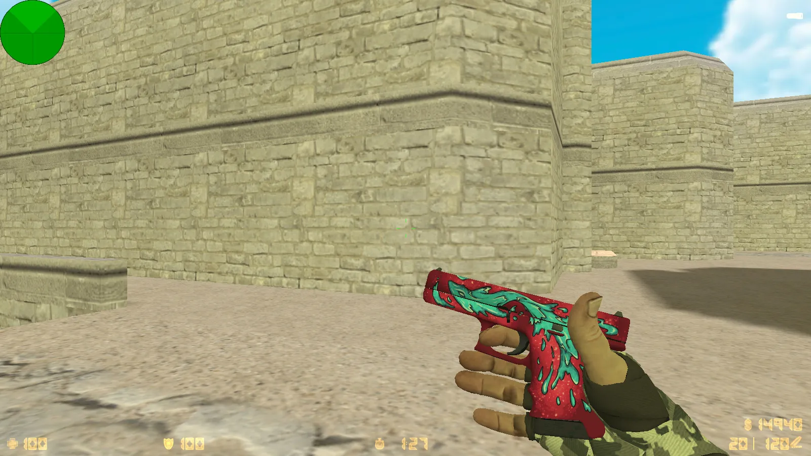 CS 1.6 Evolution: 28 скинов оружия, темное меню, пиксельные руки, обновленные звуки и оптимизированный конфиг — скриншот 9