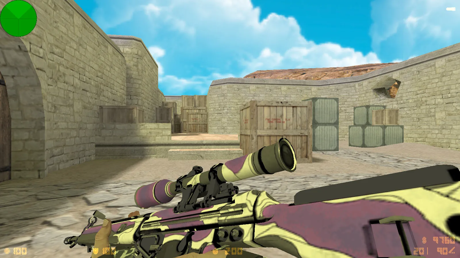 CS 1.6 Evolution: 28 скинов оружия, темное меню, пиксельные руки, обновленные звуки и оптимизированный конфиг — скриншот 15