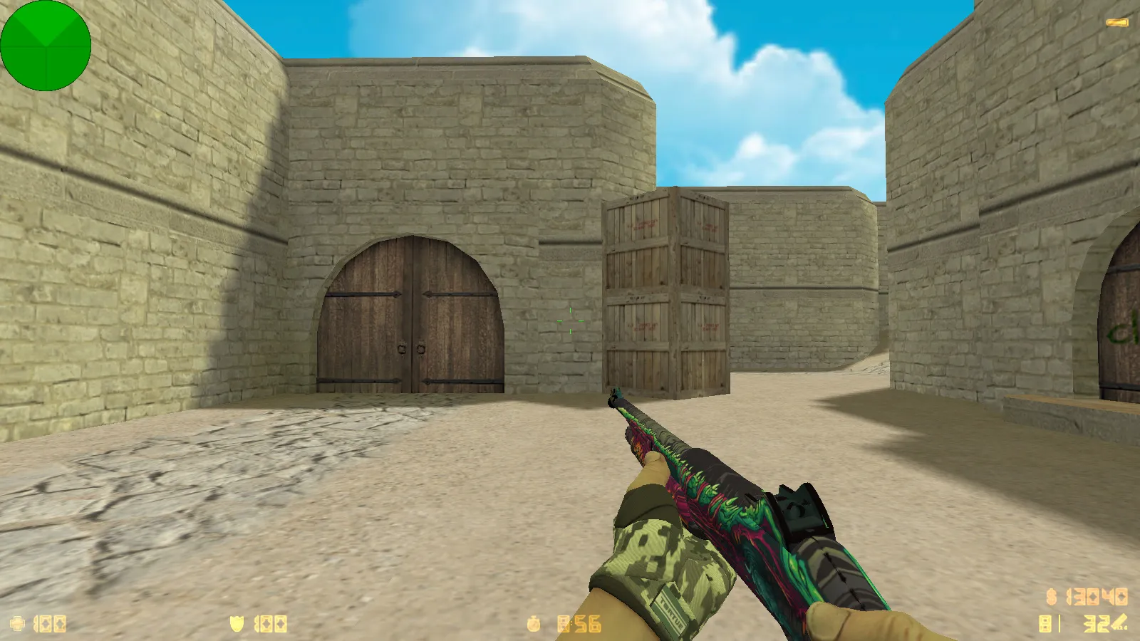 CS 1.6 Evolution: 28 скинов оружия, темное меню, пиксельные руки, обновленные звуки и оптимизированный конфиг — скриншот 20