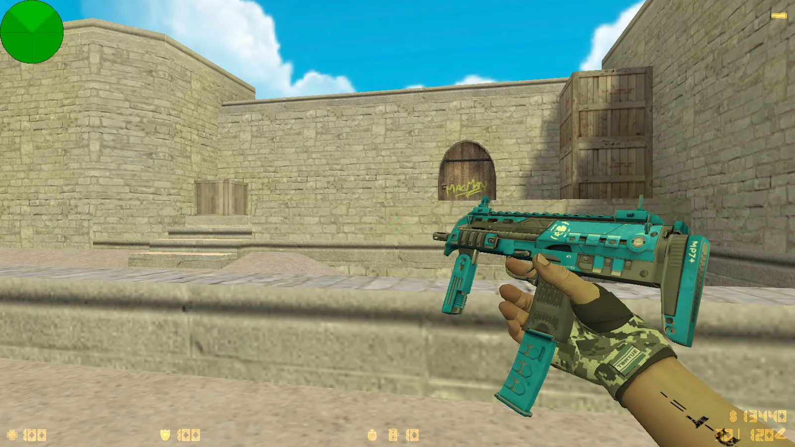 CS 1.6 Evolution: 28 скинов оружия, темное меню, пиксельные руки, обновленные звуки и оптимизированный конфиг — скриншот 23