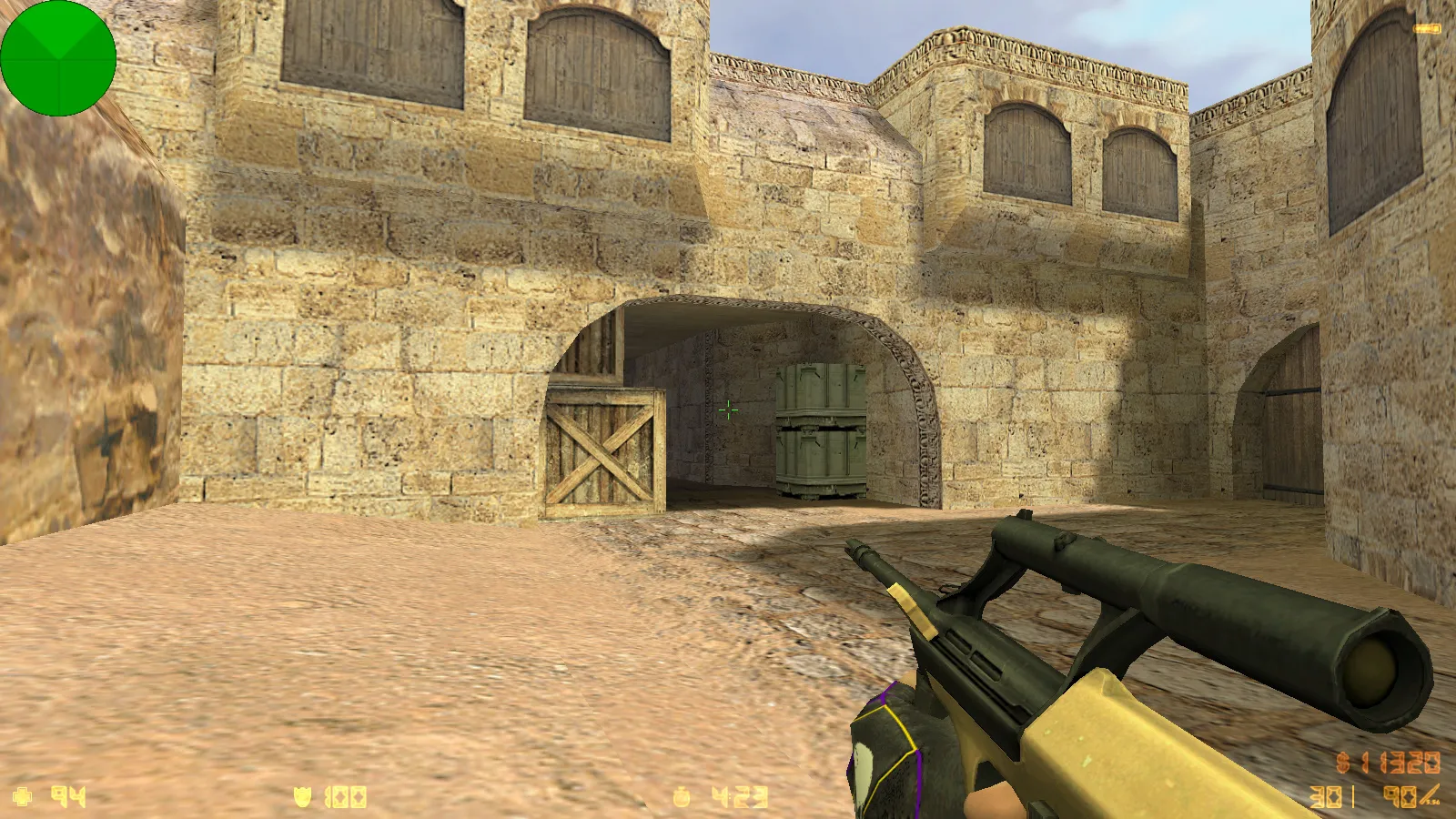 CS 1.6 Расширенная: 30 золотых моделей оружия, темная тема меню, оптимизированный config и стабильная работа на Windows — скриншот 12