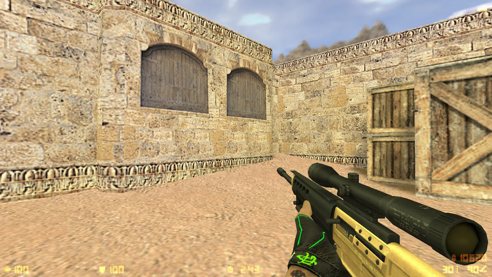 CS 1.6 Расширенная: 30 золотых моделей оружия, темная тема меню, оптимизированный config и стабильная работа на Windows — скриншот 15