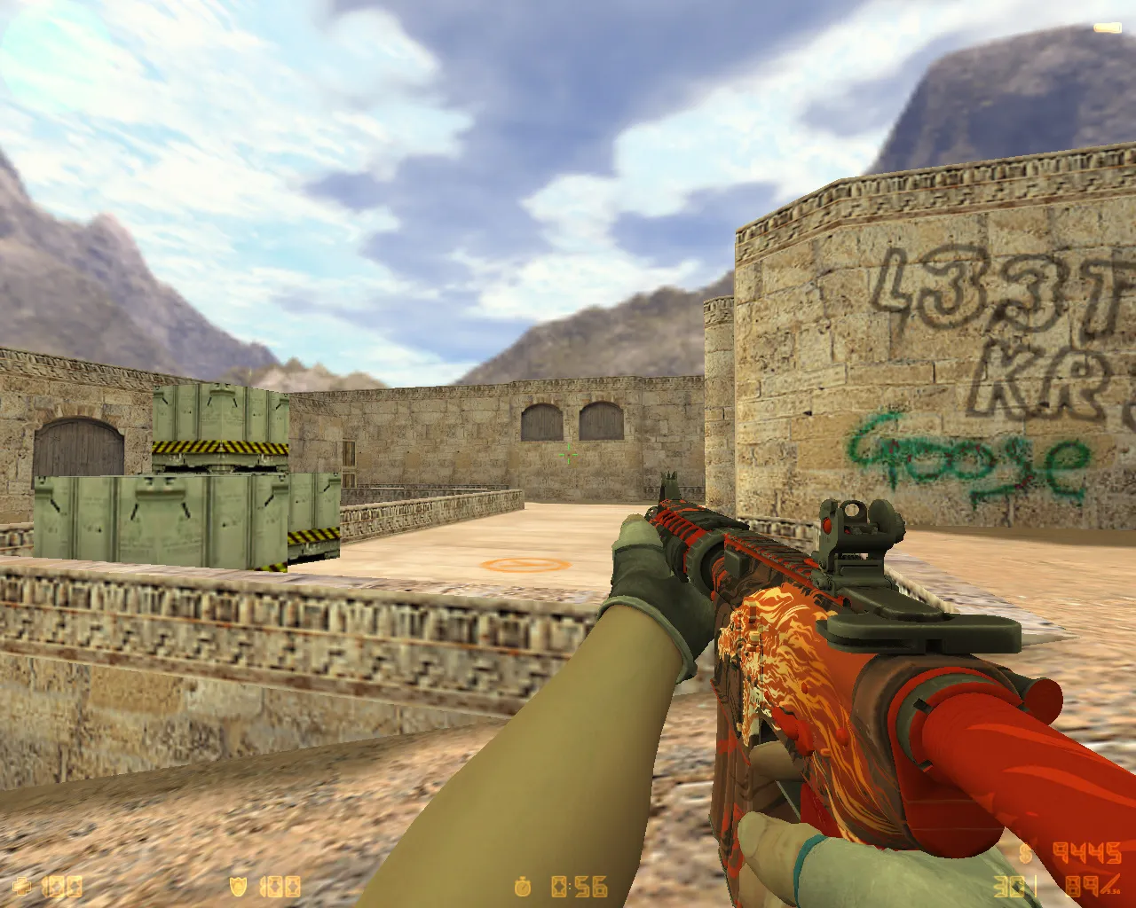CS 1.6 Extreme: 25 скинов, Cloud9 перчатки, темная тема меню и оптимизированный конфиг для бодрой игры — скриншот 6