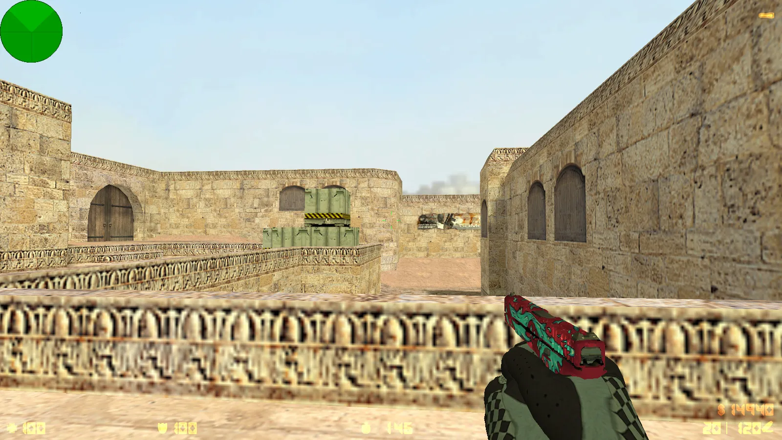 CS 1.6 Fast Kill: 9 обновлений, 30 скинов оружия, перчатки «Лунный узор», темная тема меню и оптимизированный конфиг — скриншот 9