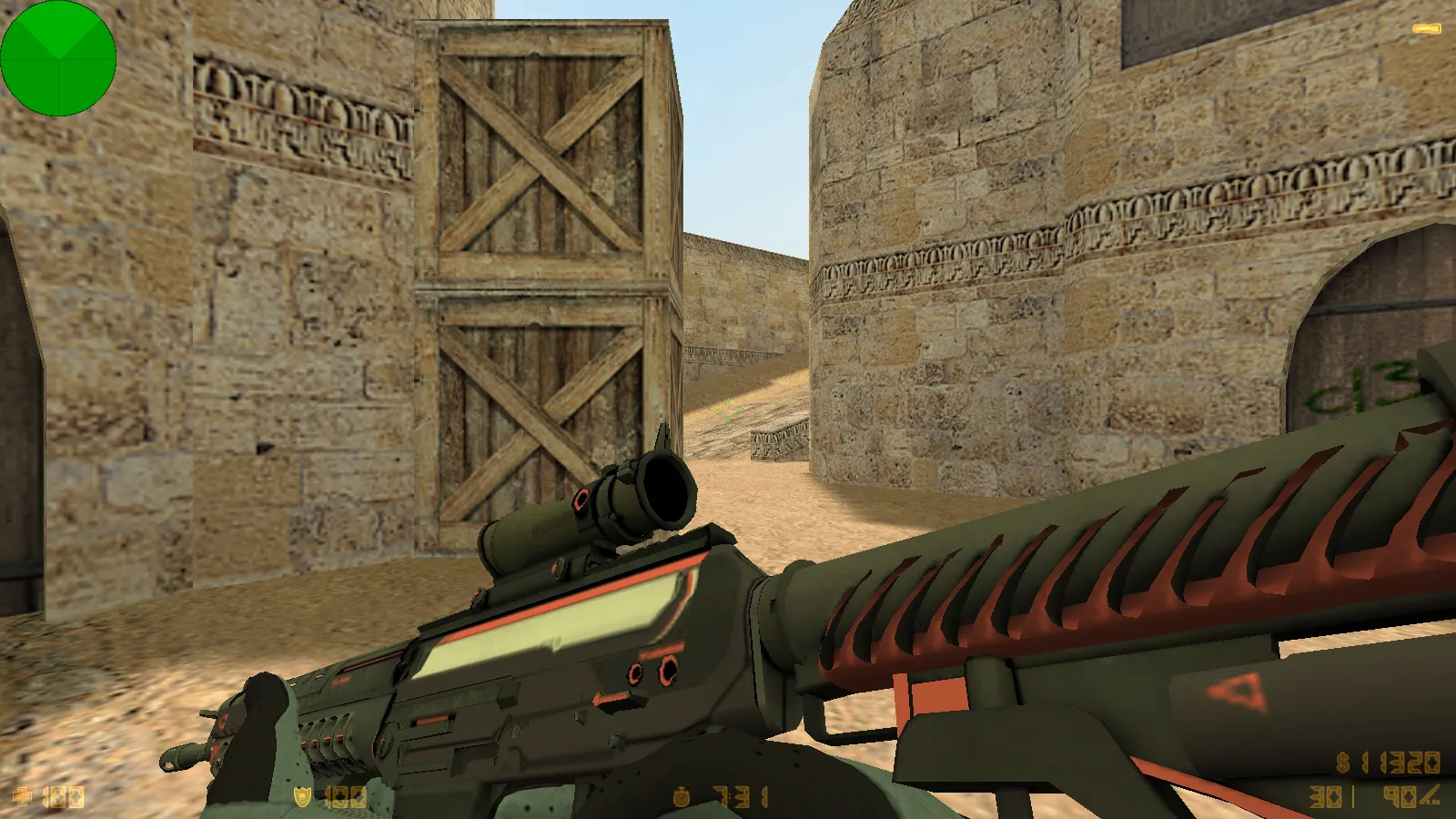 CS 1.6 Fast Kill: 9 обновлений, 30 скинов оружия, перчатки «Лунный узор», темная тема меню и оптимизированный конфиг — скриншот 13