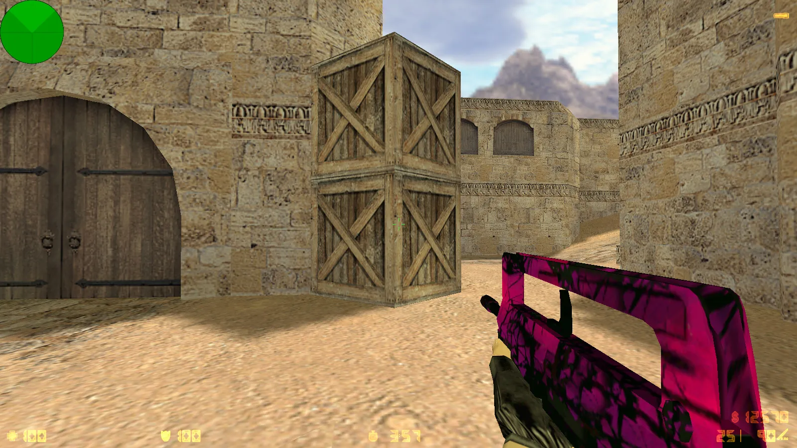 CS 1.6 от Foddy 1337: блогерская сборка с 18 скинами, красно-синими моделями, темным меню и оптимизированным конфигом — скриншот 10