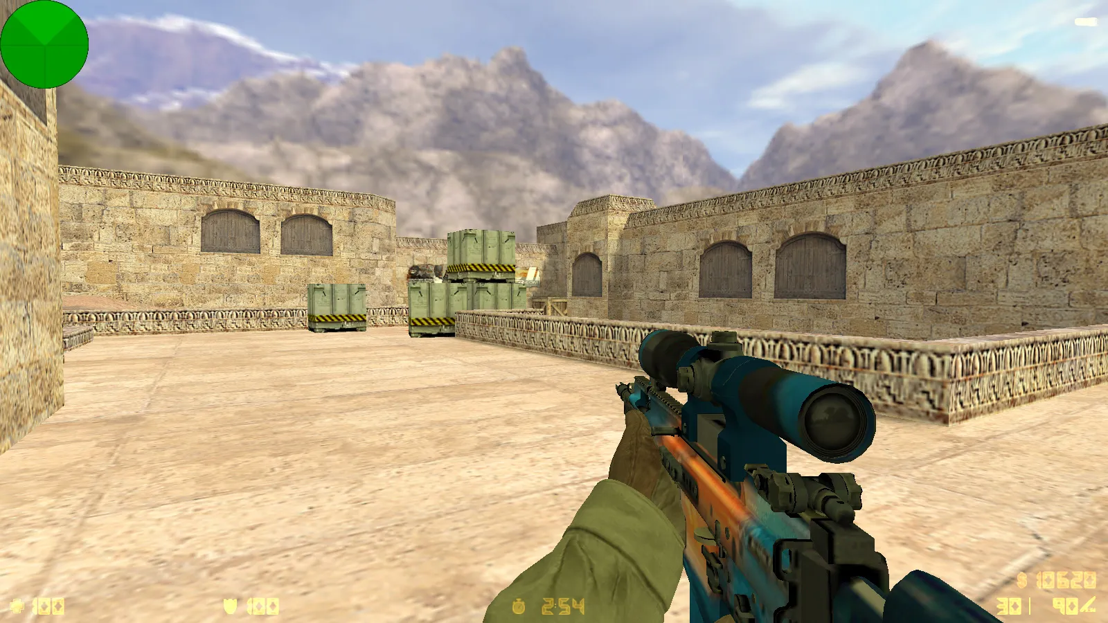 CS 1.6 от Foddy 1337: блогерская сборка с 18 скинами, красно-синими моделями, темным меню и оптимизированным конфигом — скриншот 13