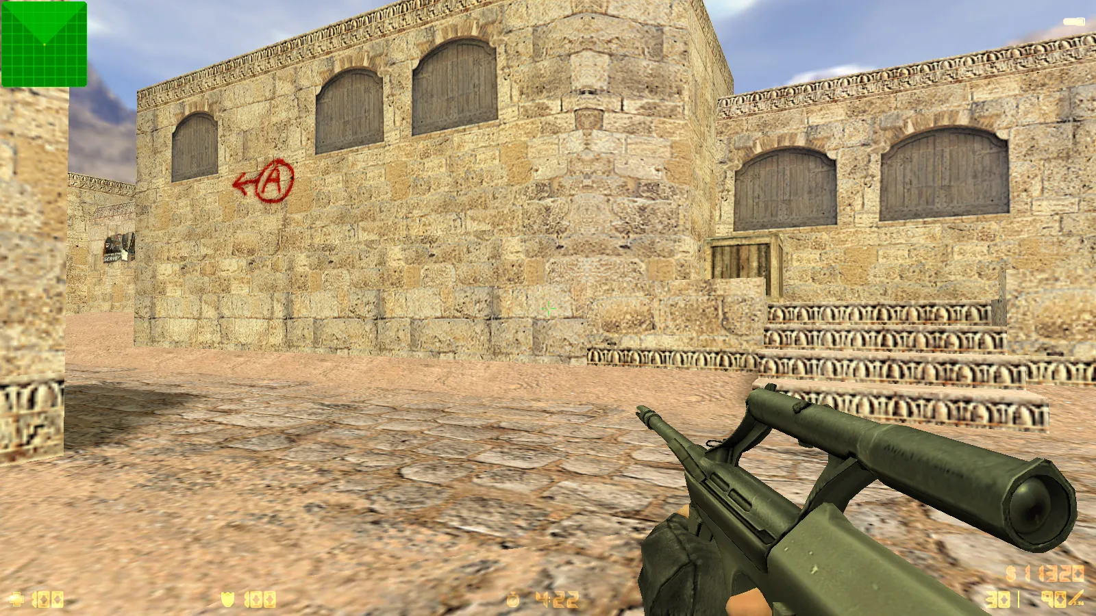 CS 1.6 Freedo_m: 30 HD-моделей оружия, темное меню, монохромный фон и оптимизированный config.cfg — скриншот 12