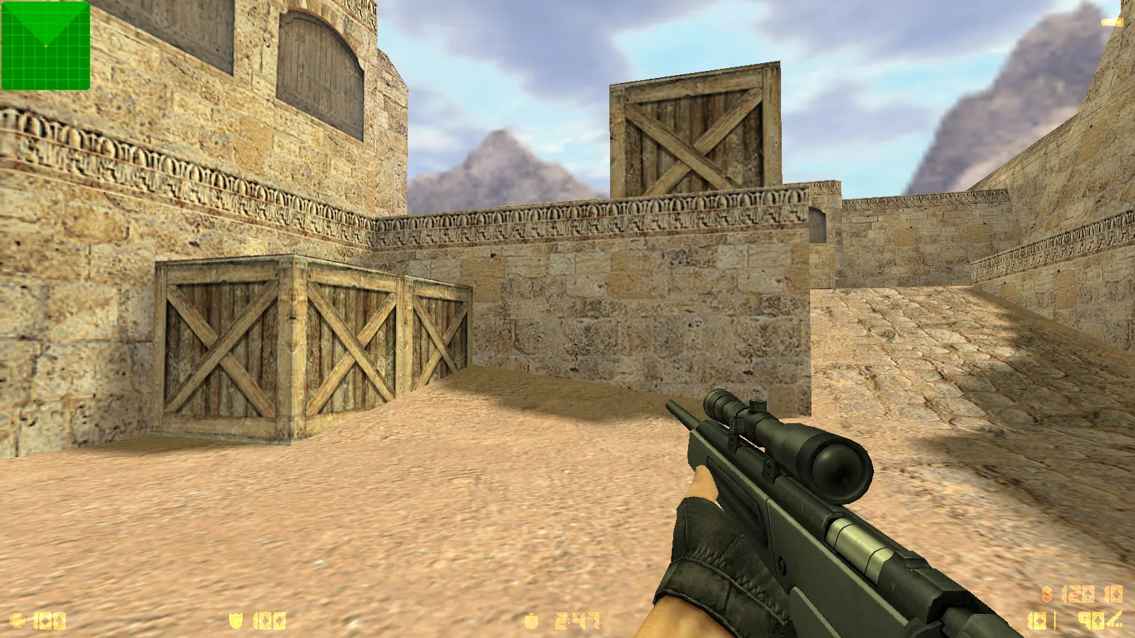 CS 1.6 Freedo_m: 30 HD-моделей оружия, темное меню, монохромный фон и оптимизированный config.cfg — скриншот 14