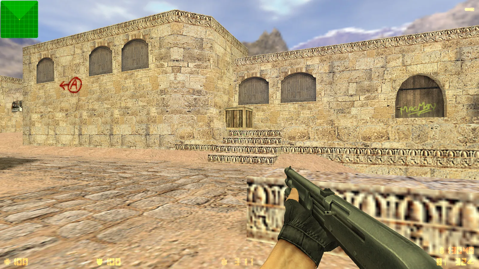 CS 1.6 Freedo_m: 30 HD-моделей оружия, темное меню, монохромный фон и оптимизированный config.cfg — скриншот 21