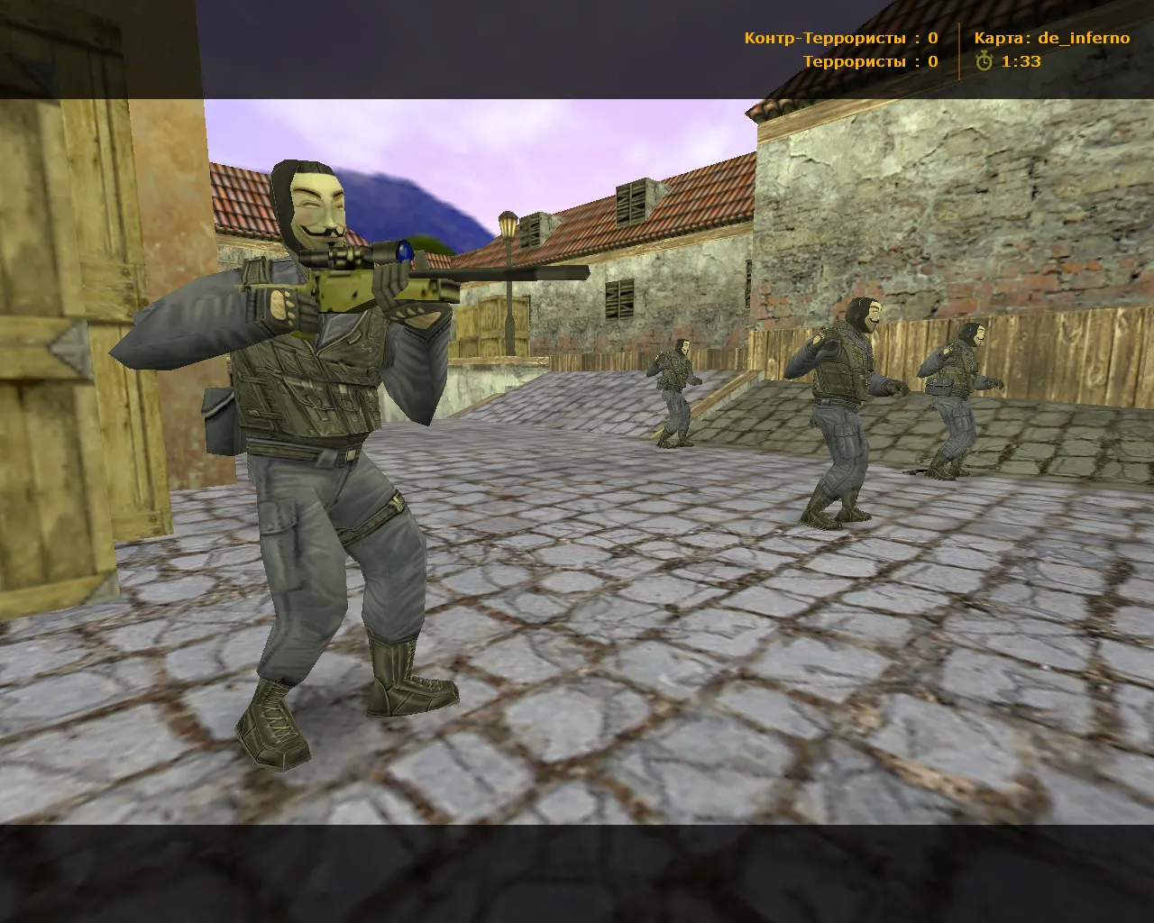 CS 1.6 от GEN: блогерская сборка с v_/p_/w_ оружием, масками Гая Фокса, белым меню, оптимизированным конфигом — скриншот 12