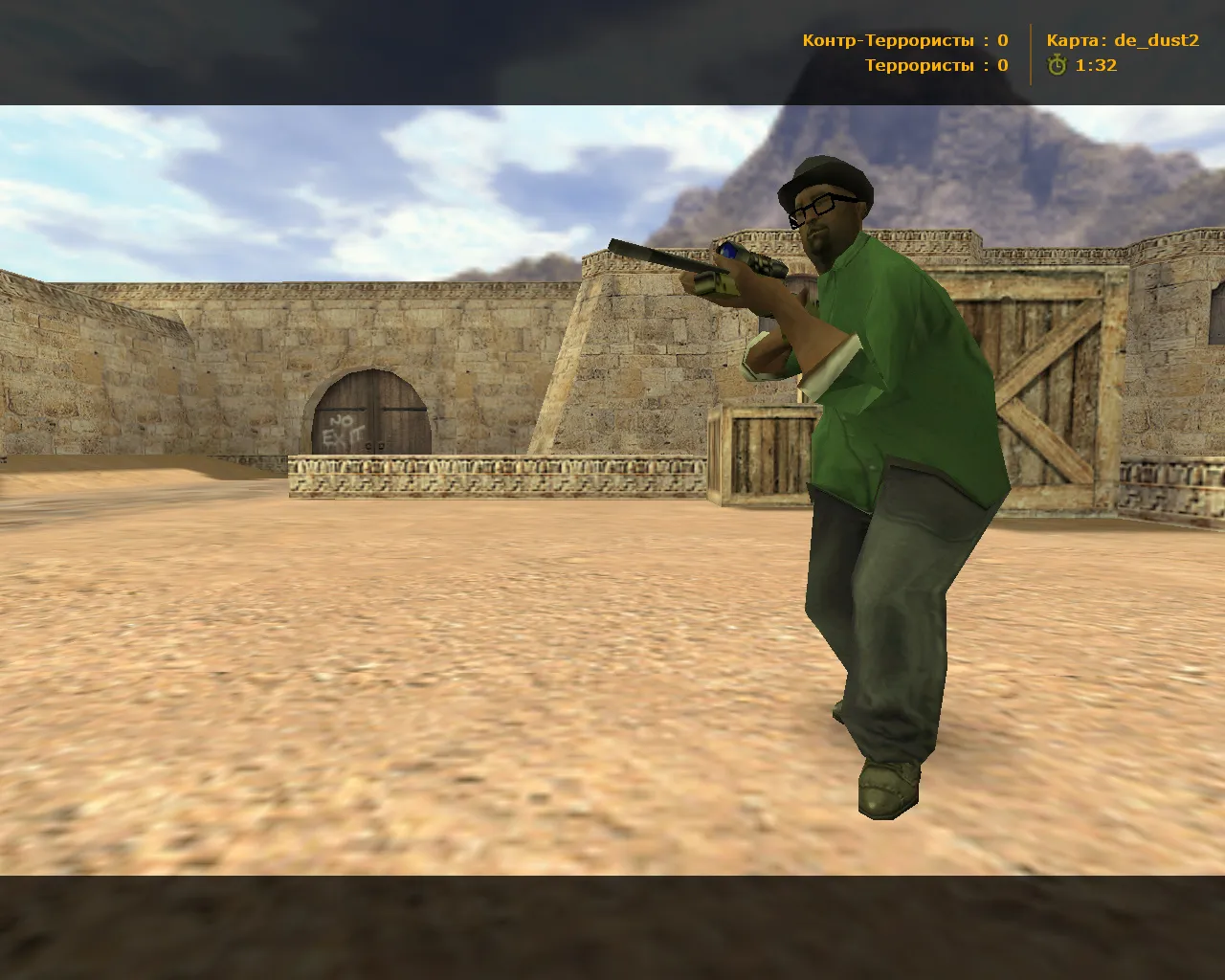 CS 1.6 GTA сборка: GTA-стиль интерфейса, 8 персонажей, темная тема, музыка в меню и оптимизированный конфиг — скриншот 6