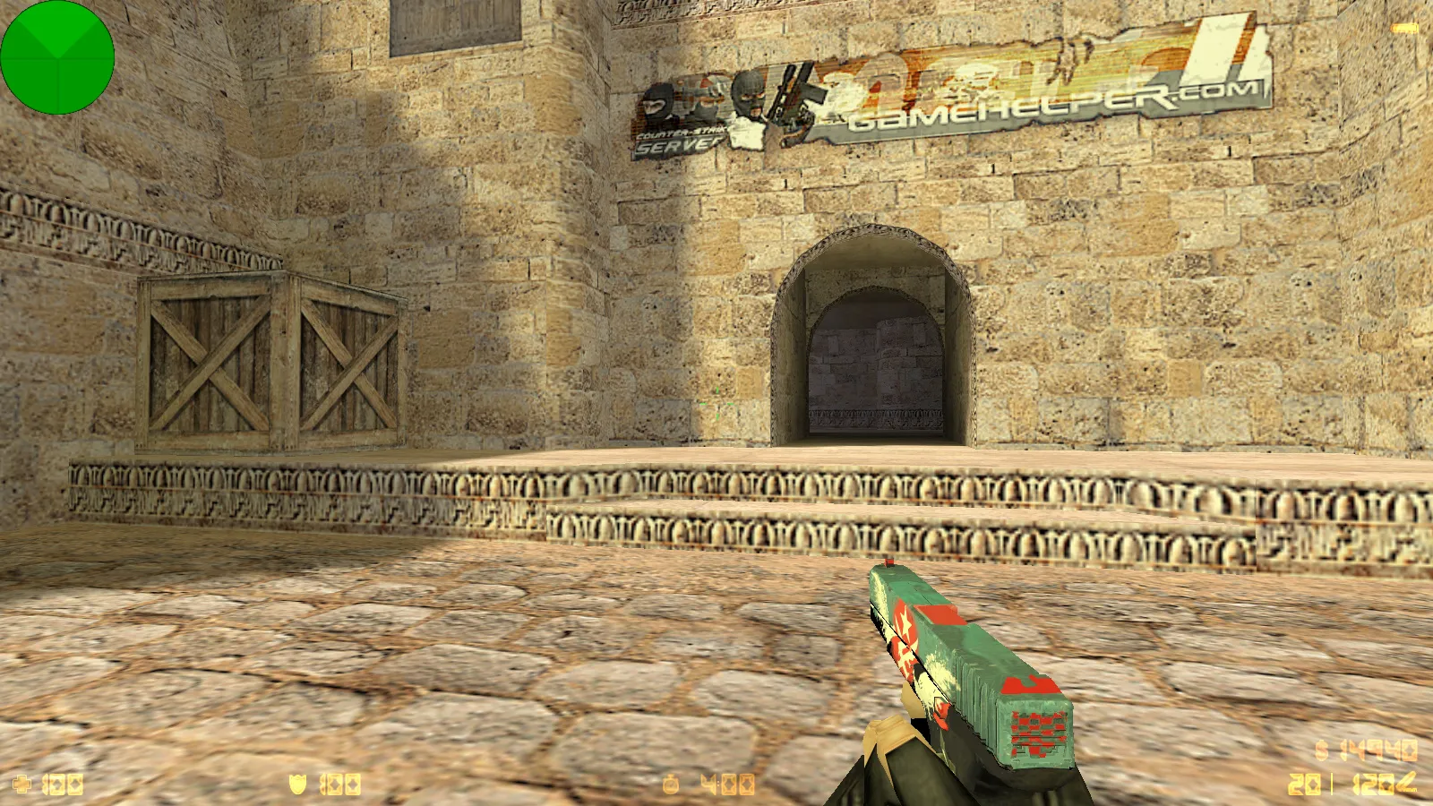CS 1.6 Gladiator — сборка с 20 скинами, темным меню, красно-синими моделями и оптимизированным конфигом — скриншот 9