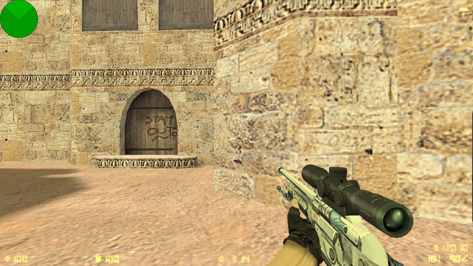 CS 1.6 Gladiator — сборка с 20 скинами, темным меню, красно-синими моделями и оптимизированным конфигом — скриншот 13