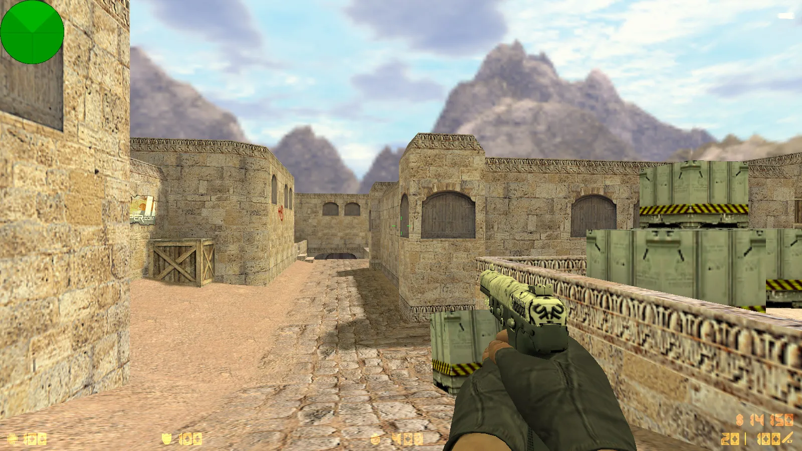 CS 1.6 Gladiator — сборка с 20 скинами, темным меню, красно-синими моделями и оптимизированным конфигом — скриншот 16