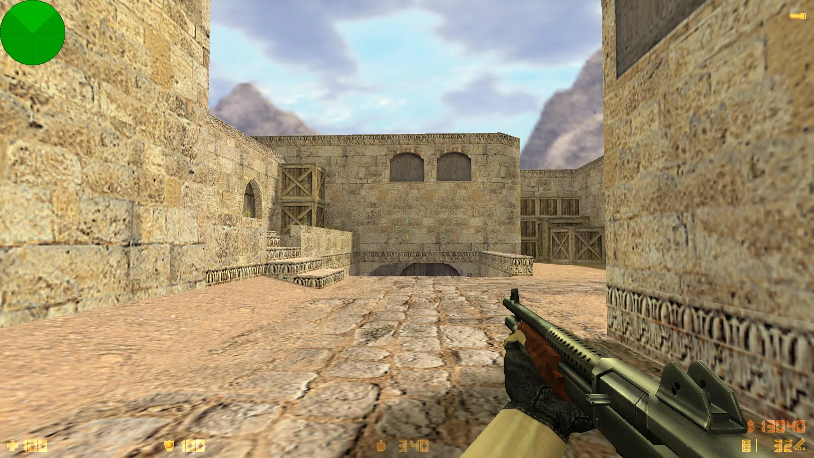 CS 1.6 Gladiator — сборка с 20 скинами, темным меню, красно-синими моделями и оптимизированным конфигом — скриншот 17