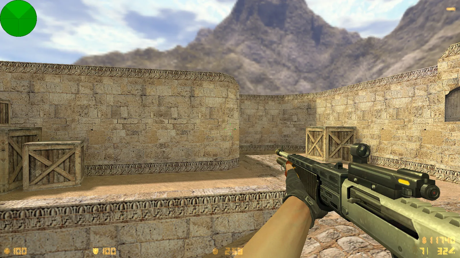 CS 1.6 Gladiator — сборка с 20 скинами, темным меню, красно-синими моделями и оптимизированным конфигом — скриншот 18