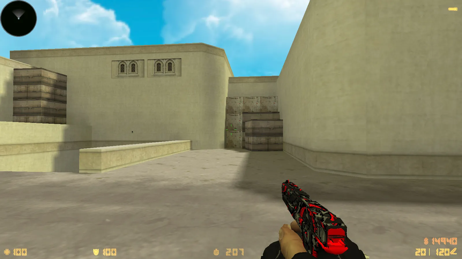 CS 1.6 CS GO V2: 12 обновок, 30 скинов оружия и перчатки, темное меню, звуки, музыка, конфиг — скриншот 9