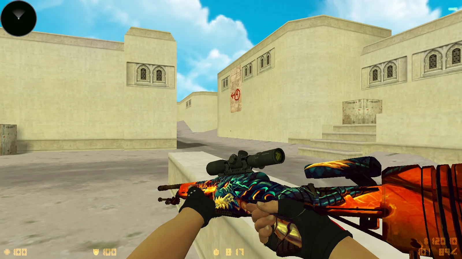 CS 1.6 CS GO V2: 12 обновок, 30 скинов оружия и перчатки, темное меню, звуки, музыка, конфиг — скриншот 14