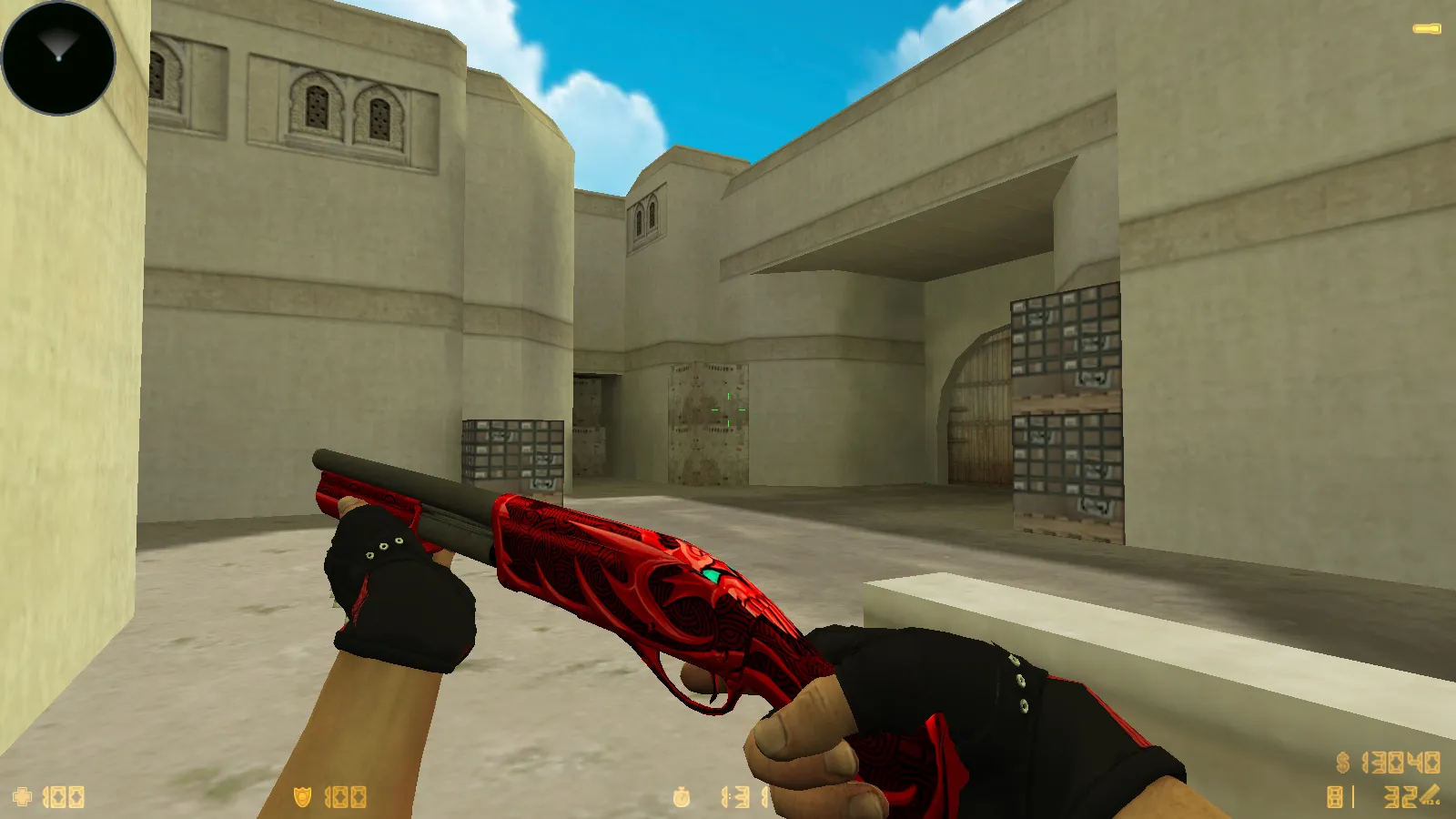 CS 1.6 CS GO V2: 12 обновок, 30 скинов оружия и перчатки, темное меню, звуки, музыка, конфиг — скриншот 21