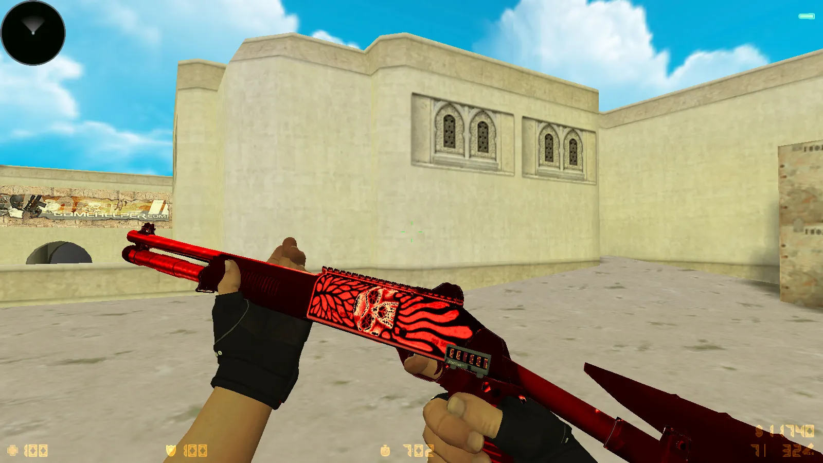 CS 1.6 CS GO V2: 12 обновок, 30 скинов оружия и перчатки, темное меню, звуки, музыка, конфиг — скриншот 22