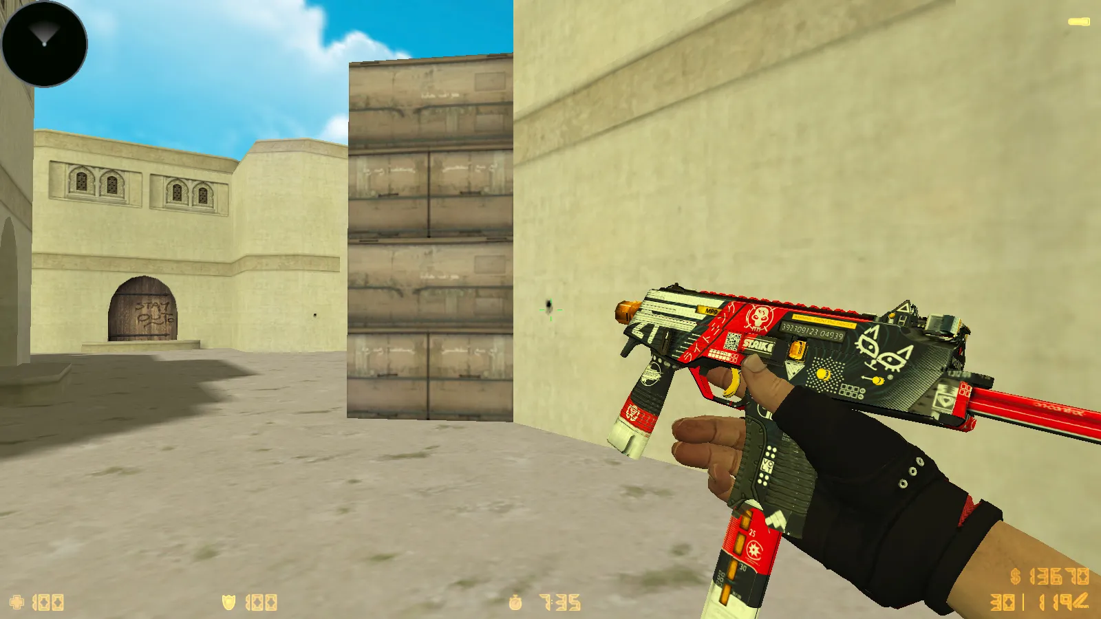 CS 1.6 CS GO V2: 12 обновок, 30 скинов оружия и перчатки, темное меню, звуки, музыка, конфиг — скриншот 23