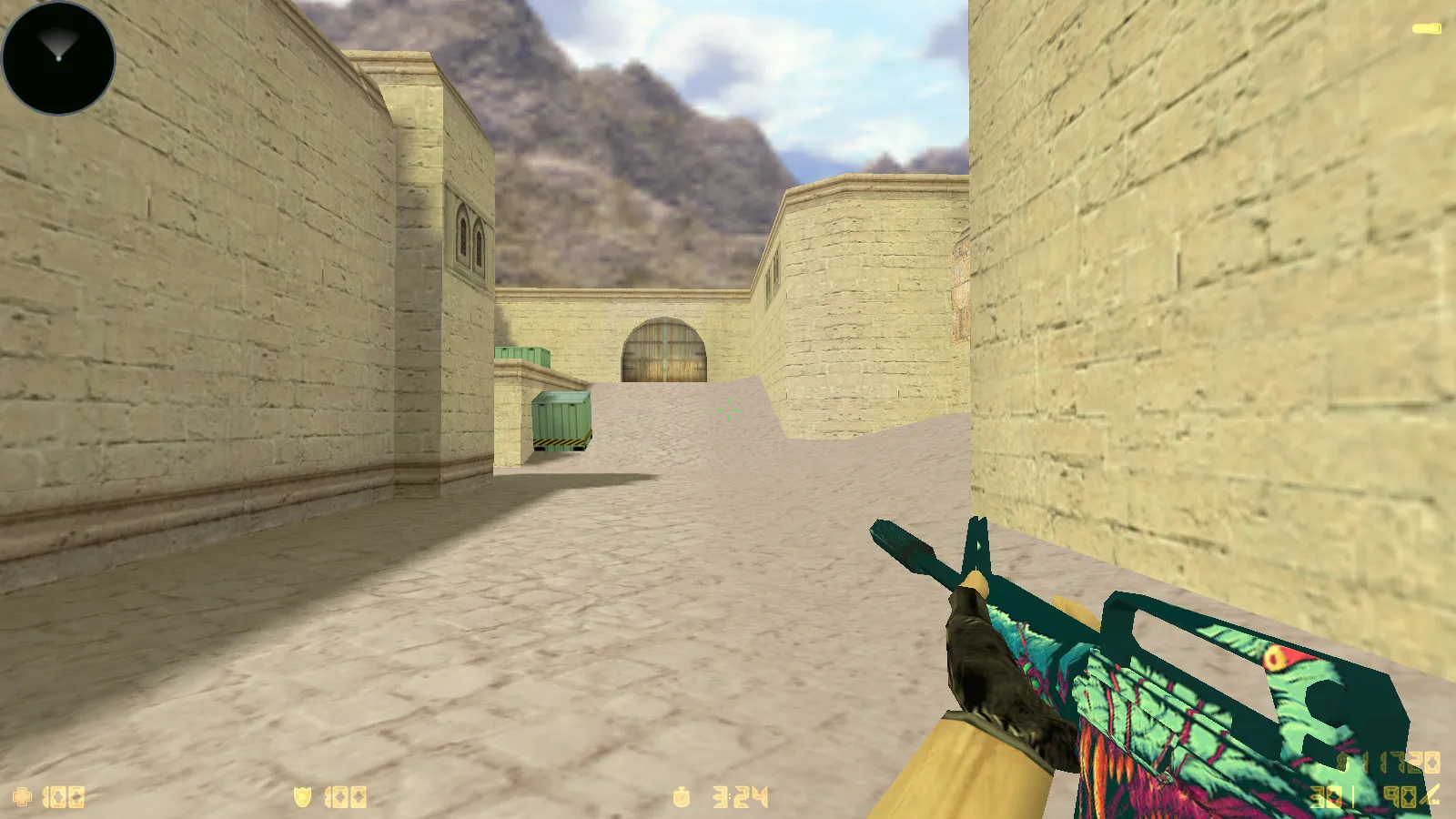 Скачать CS 1.6 CS GO v3 без анимации: скины, звуки и черное меню, оптимизированный конфиг, без рисков и автоконнекта - Скриншот