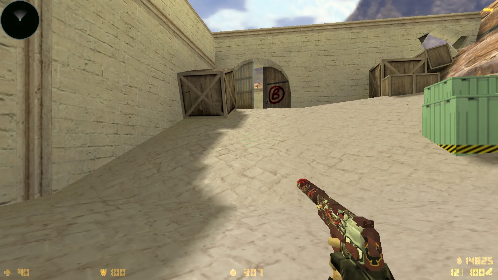CS 1.6 CS GO v3 без анимации: скины, звуки и черное меню, оптимизированный конфиг, без рисков и автоконнекта — скриншот 8