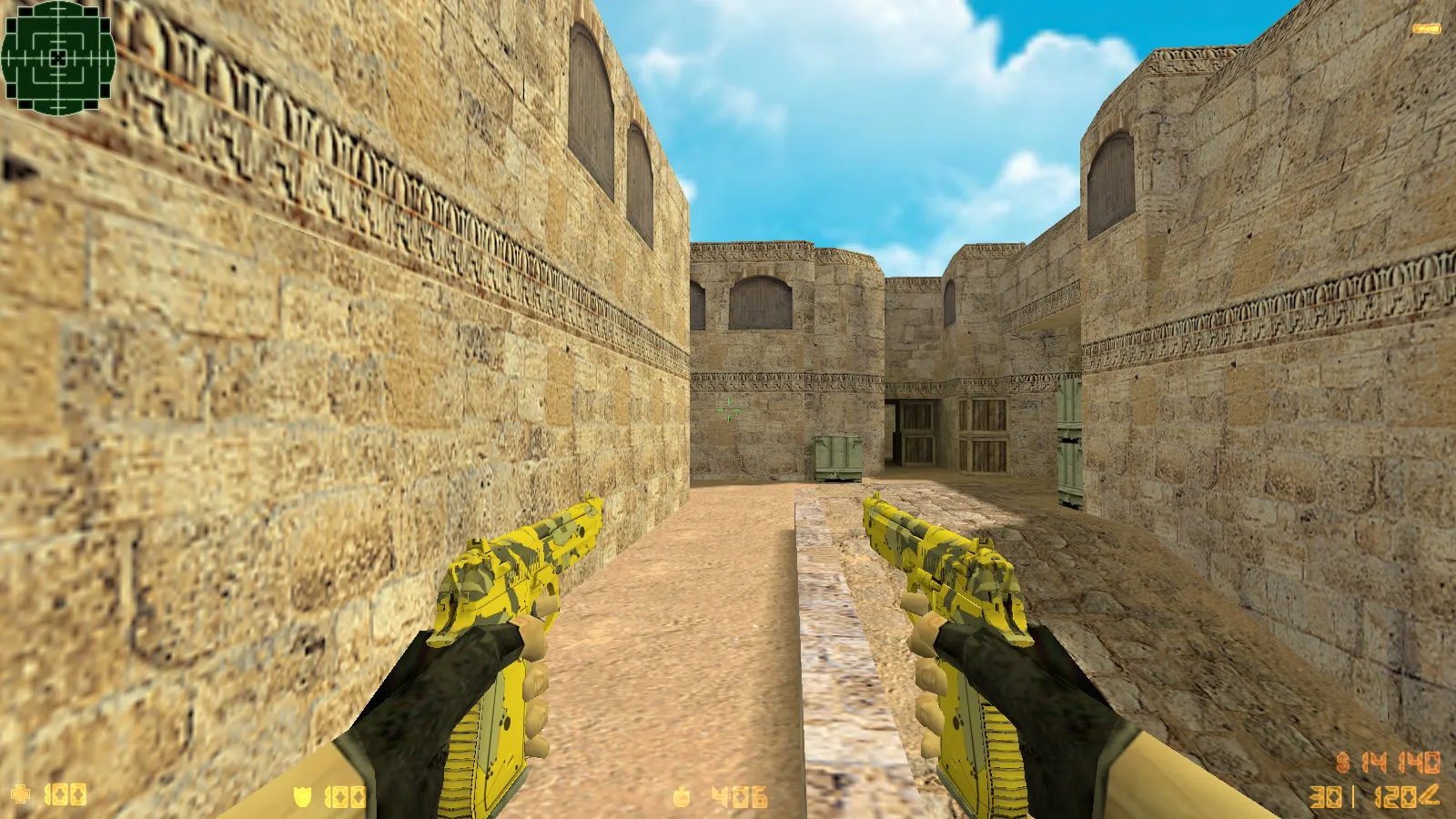 CS 1.6 «Золотая Империя» сборка: 7 модов, золотое оружие, меню и фон, музыка, небо, радар и запуск — скриншот 10