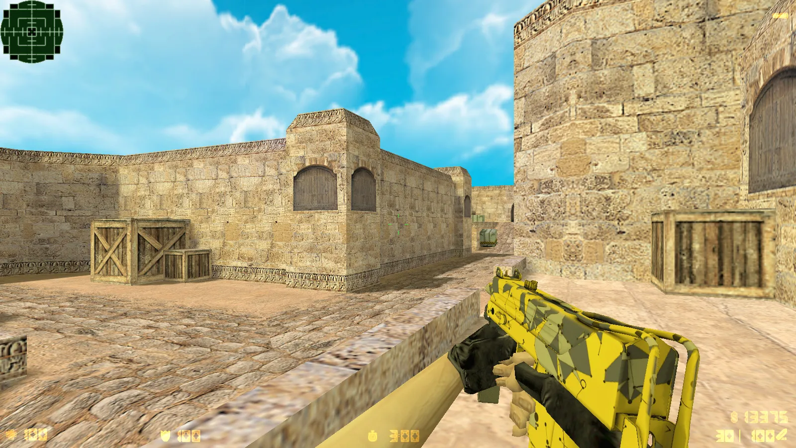 CS 1.6 «Золотая Империя» сборка: 7 модов, золотое оружие, меню и фон, музыка, небо, радар и запуск — скриншот 21