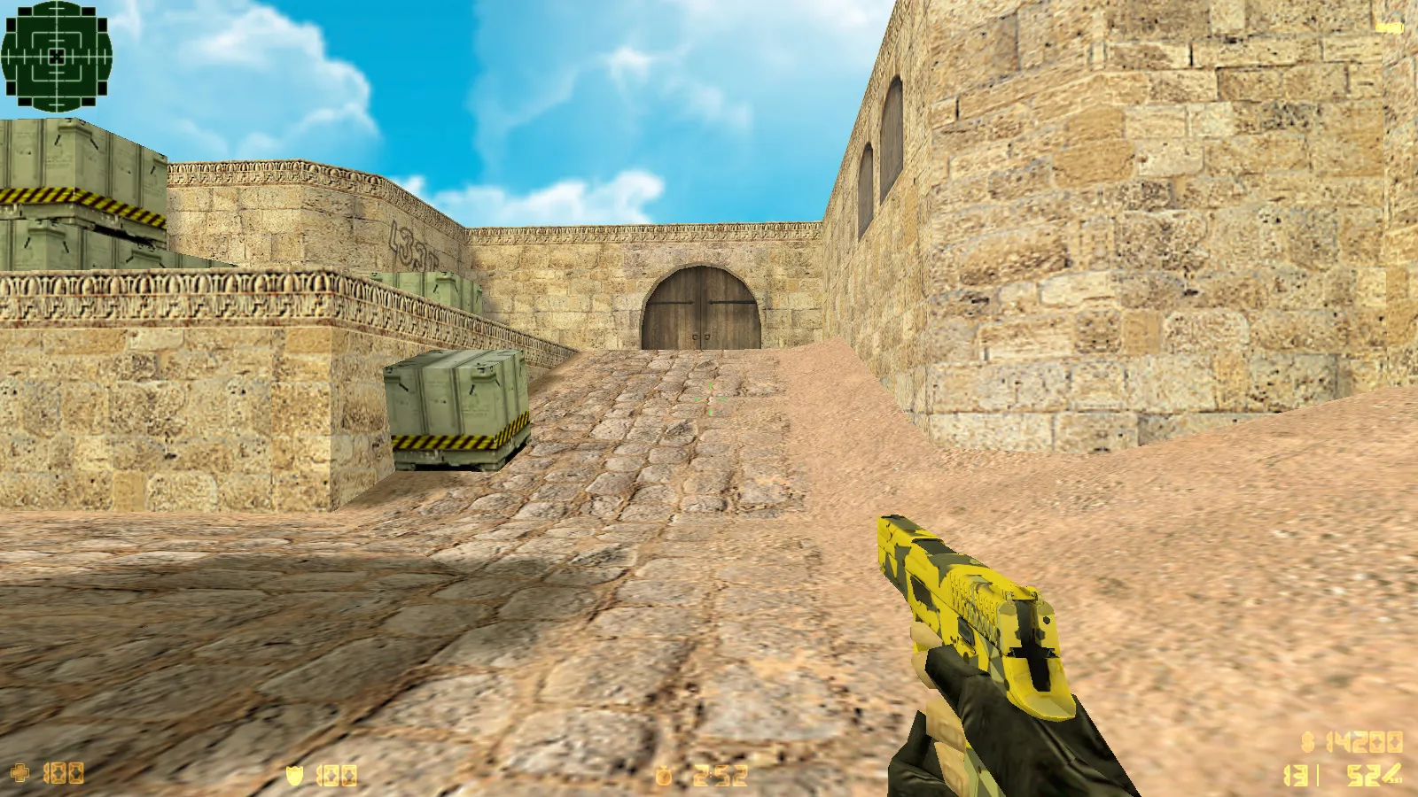 CS 1.6 «Золотая Империя» сборка: 7 модов, золотое оружие, меню и фон, музыка, небо, радар и запуск — скриншот 24