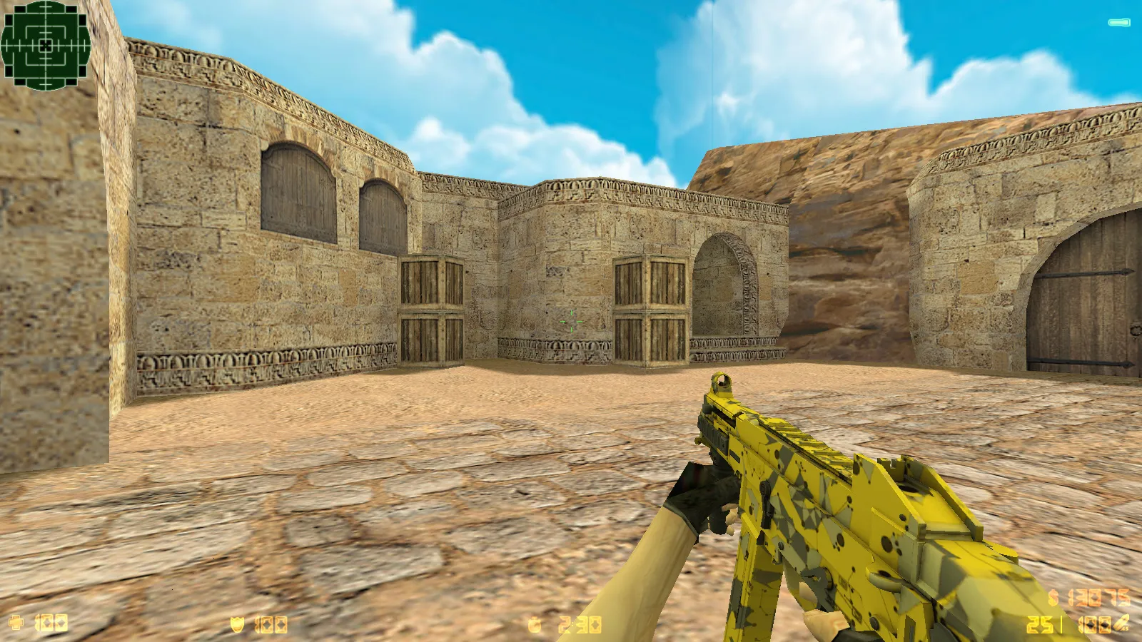 CS 1.6 «Золотая Империя» сборка: 7 модов, золотое оружие, меню и фон, музыка, небо, радар и запуск — скриншот 29