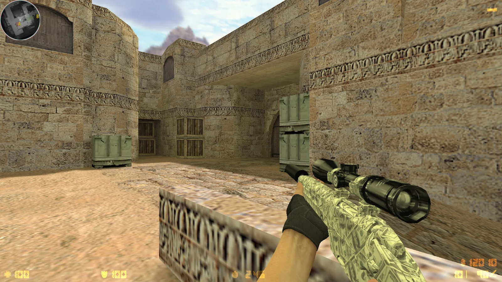 CS 1.6 Havoc сборка: 29 скинов оружия, темное меню, звуки и музыка, оптимизированный конфиг, стабильный запуск — скриншот 14