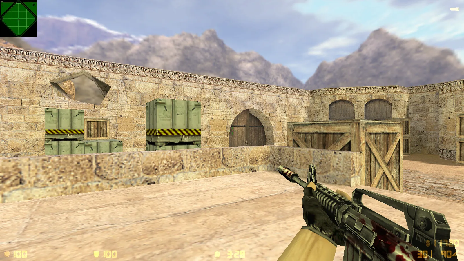 Скачать CS 1.6 Headshot: сборка с 7 новинками, темно-синей темой меню, 12 скинами, музыкой и оптимизированным cfg - Скриншот