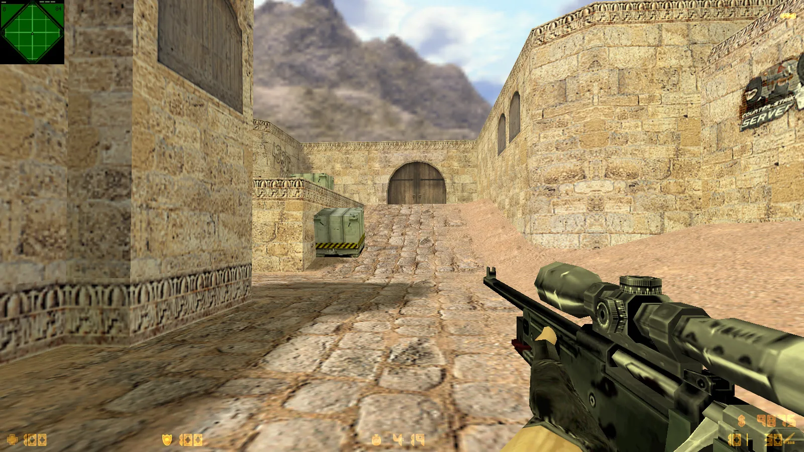 CS 1.6 Headshot: сборка с 7 новинками, темно-синей темой меню, 12 скинами, музыкой и оптимизированным cfg — скриншот 6