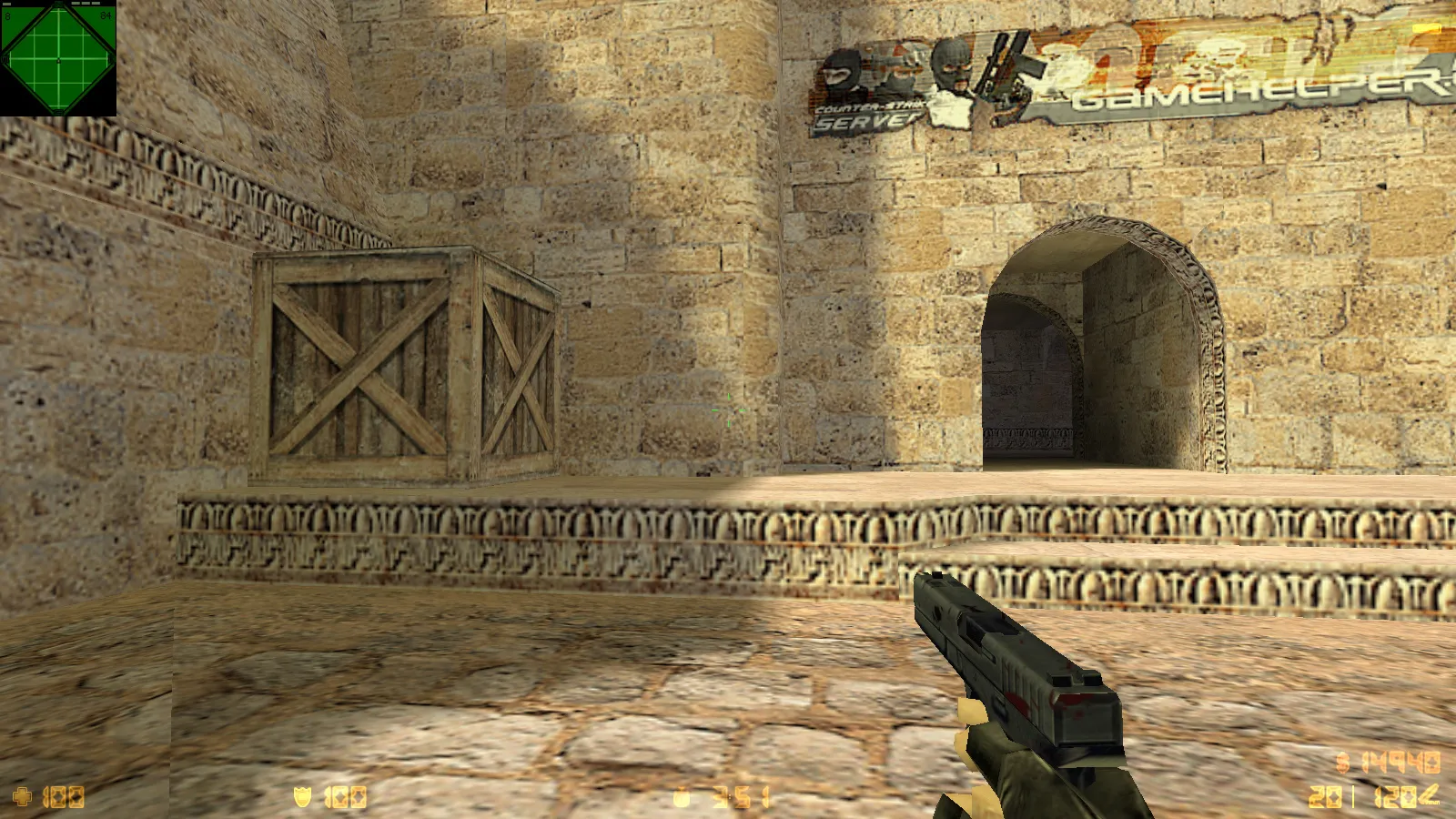 CS 1.6 Headshot: сборка с 7 новинками, темно-синей темой меню, 12 скинами, музыкой и оптимизированным cfg — скриншот 9
