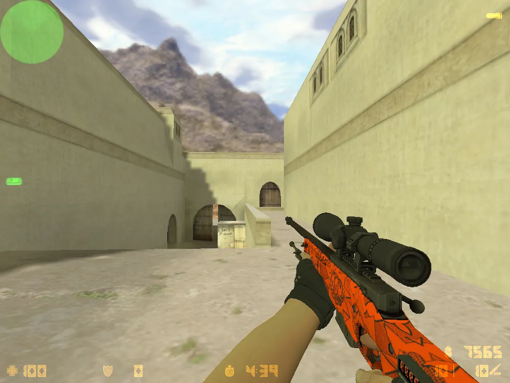 Скачать CS 1.6 «Гидра» сборка: скины Hydra, CS:GO гранаты, меню в зелёных тонах и стабильный запуск - Скриншот