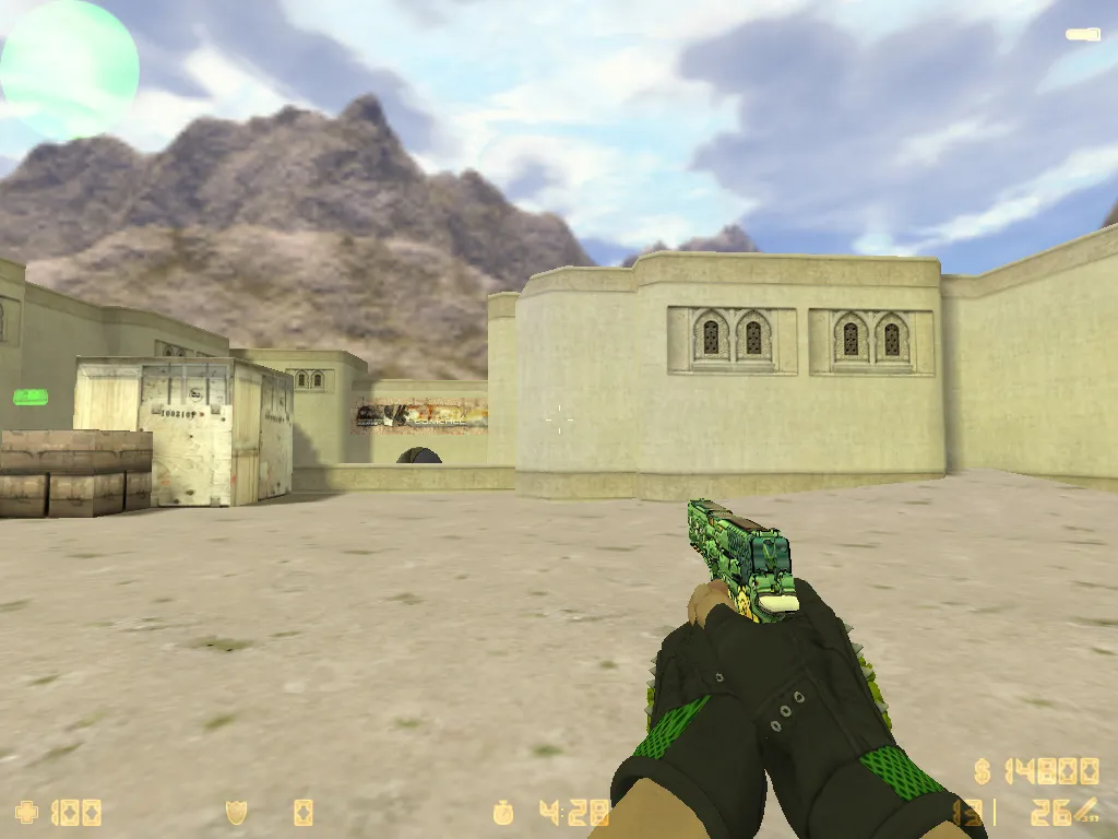 CS 1.6 «Гидра» сборка: скины Hydra, CS:GO гранаты, меню в зелёных тонах и стабильный запуск — скриншот 9
