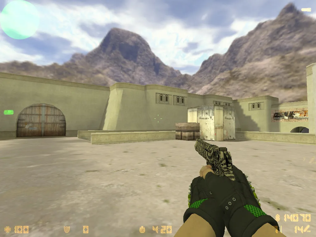 CS 1.6 «Гидра» сборка: скины Hydra, CS:GO гранаты, меню в зелёных тонах и стабильный запуск — скриншот 10