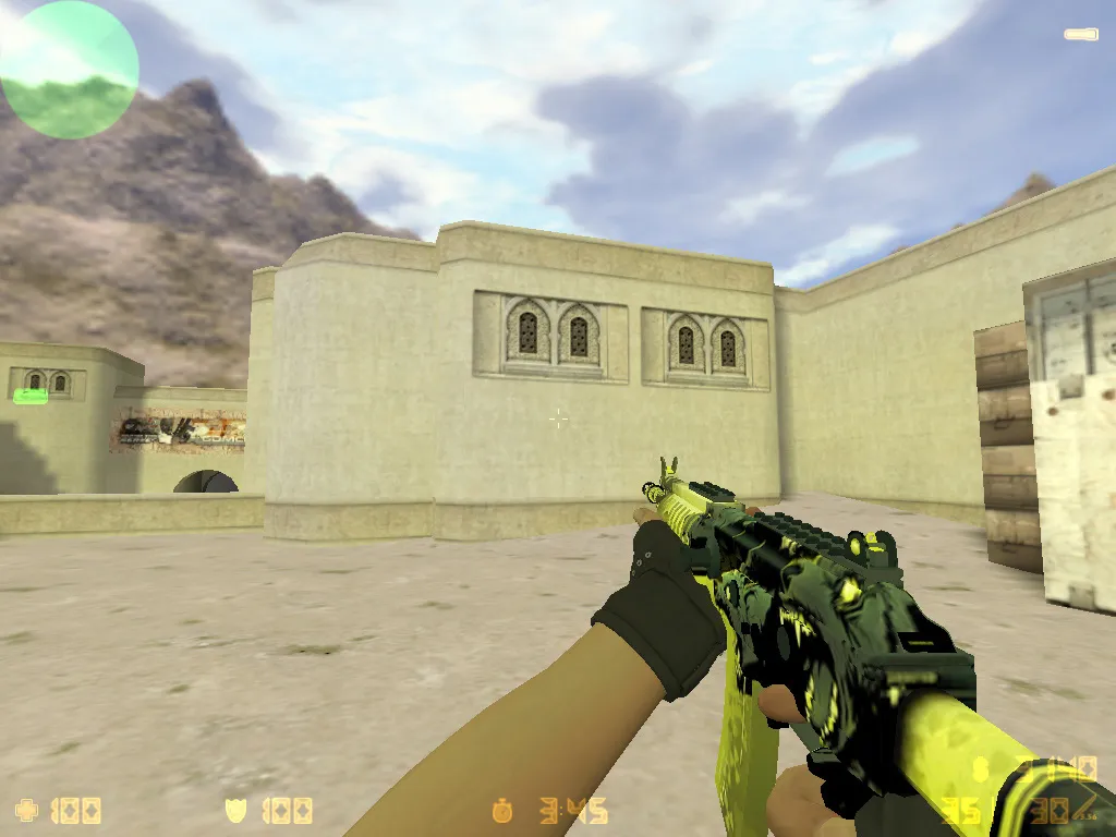 CS 1.6 «Гидра» сборка: скины Hydra, CS:GO гранаты, меню в зелёных тонах и стабильный запуск — скриншот 17