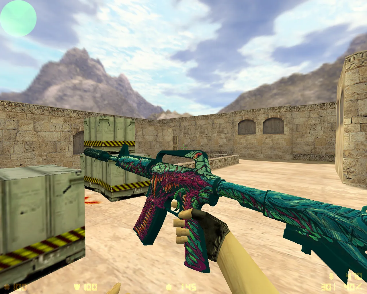 CS 1.6 «Скоростной зверь» — скины, красно-синие модели игроков, темное меню и оптимизированный config — скриншот 6