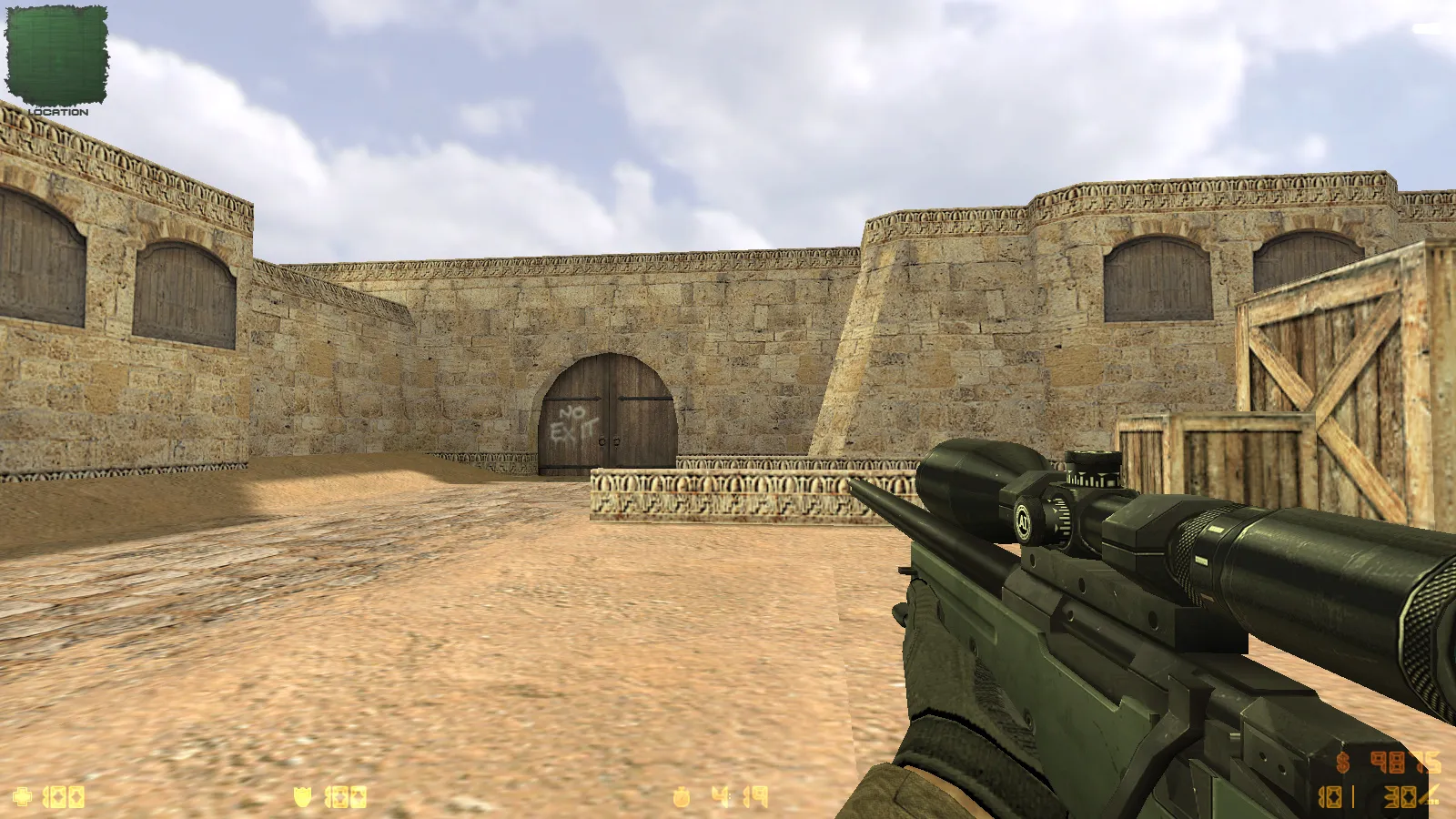 CS 1.6 iPlay: сборка с HD оружием, черным меню, звуками и оптимизированным конфигом — скриншот 6