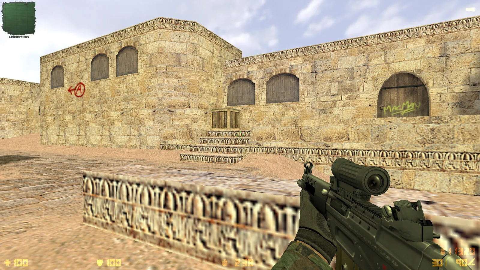 CS 1.6 iPlay: сборка с HD оружием, черным меню, звуками и оптимизированным конфигом — скриншот 13