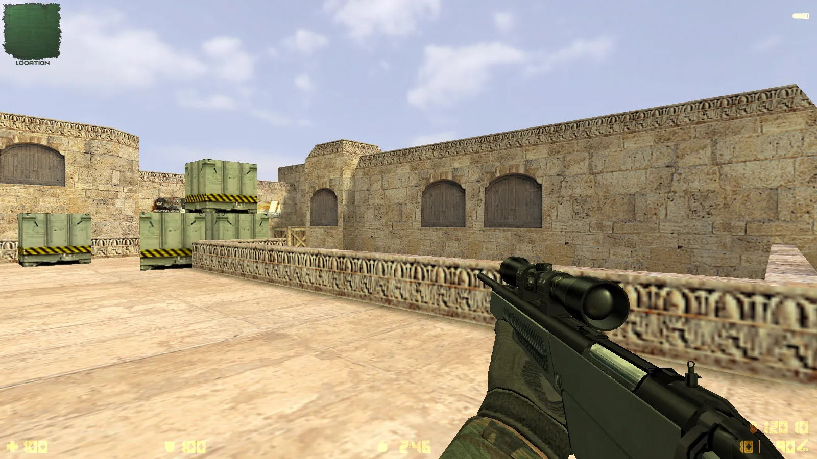 CS 1.6 iPlay: сборка с HD оружием, черным меню, звуками и оптимизированным конфигом — скриншот 14