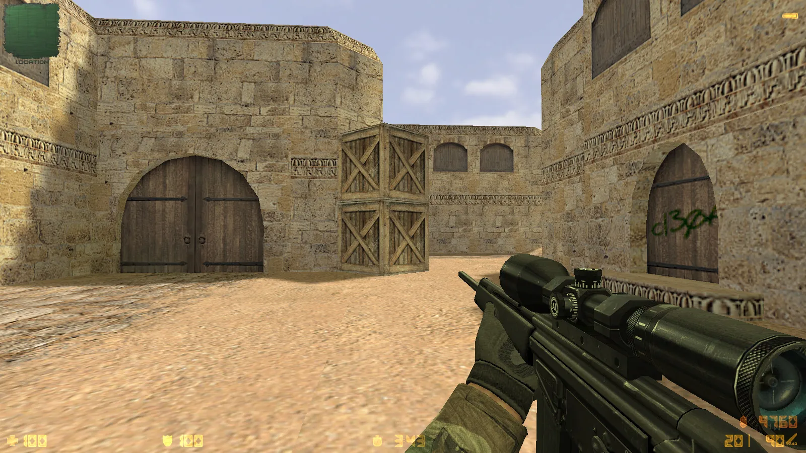 CS 1.6 iPlay: сборка с HD оружием, черным меню, звуками и оптимизированным конфигом — скриншот 16
