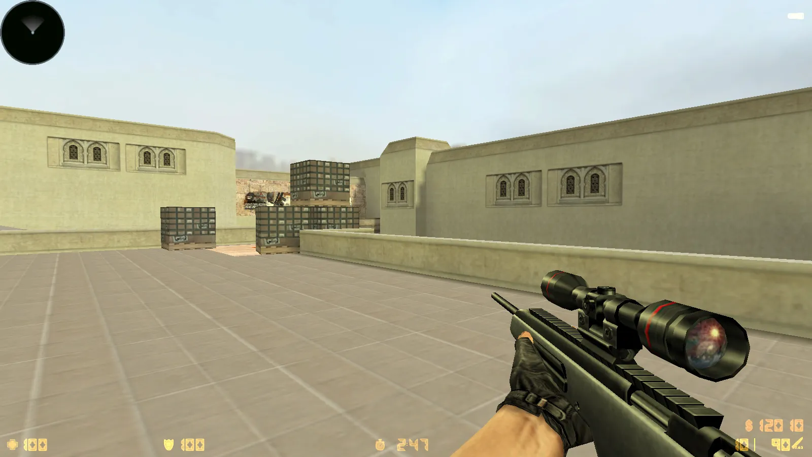 CS 1.6 Improved — сборка CS 1.6 с HD оружием, песчаным меню, оптимизированным конфигом и графикой — скриншот 14